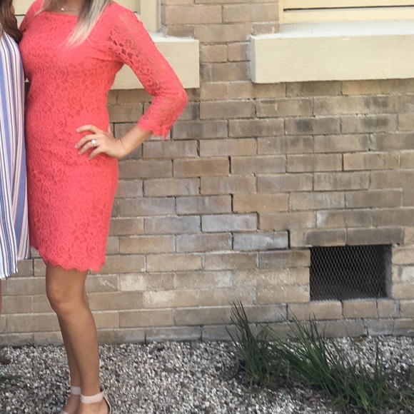 DVF Zarita Lace Sheath Dress - Picture 6 of 6